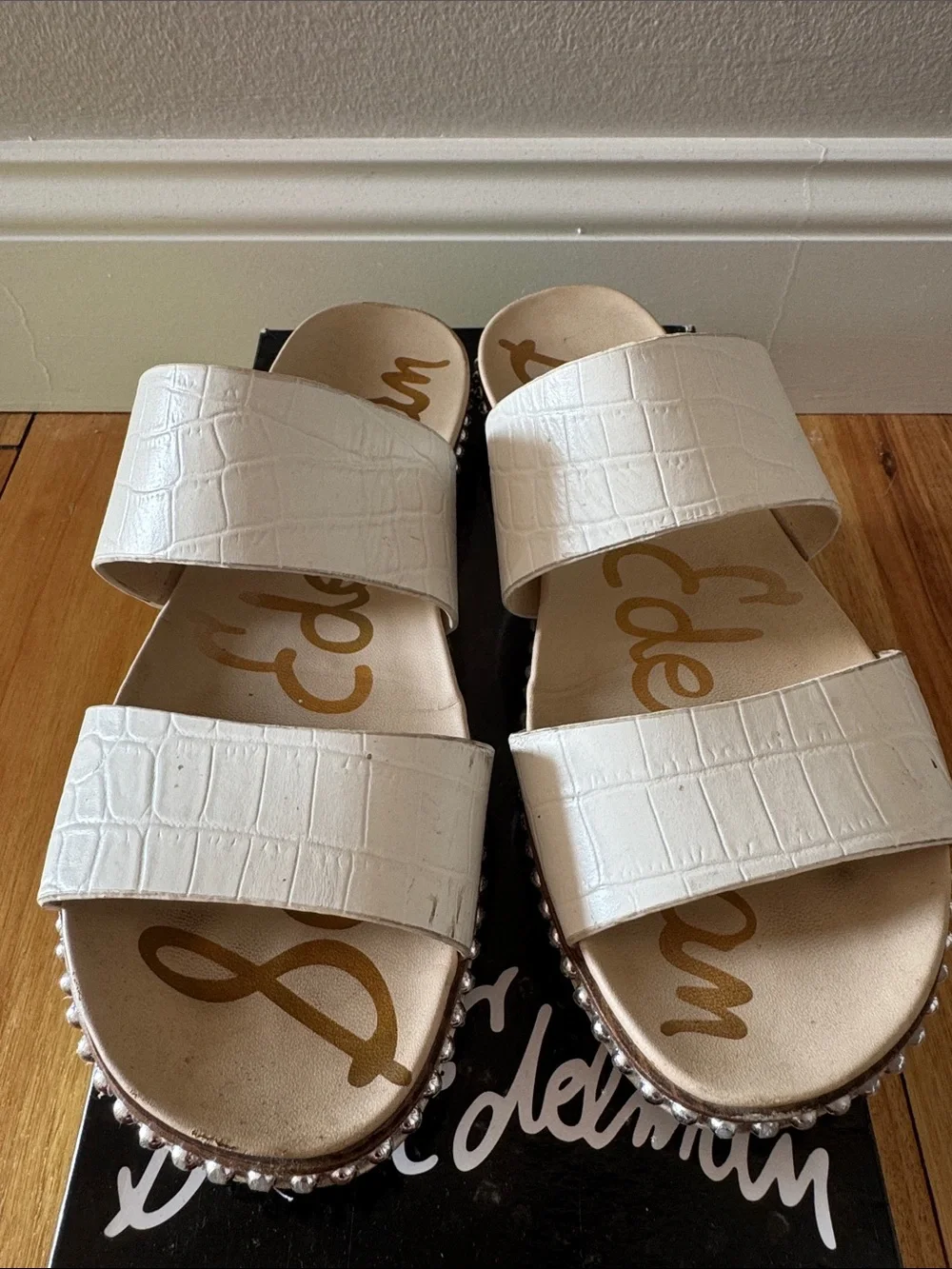 Sam Edelman Snakeskin Sandals Size 7